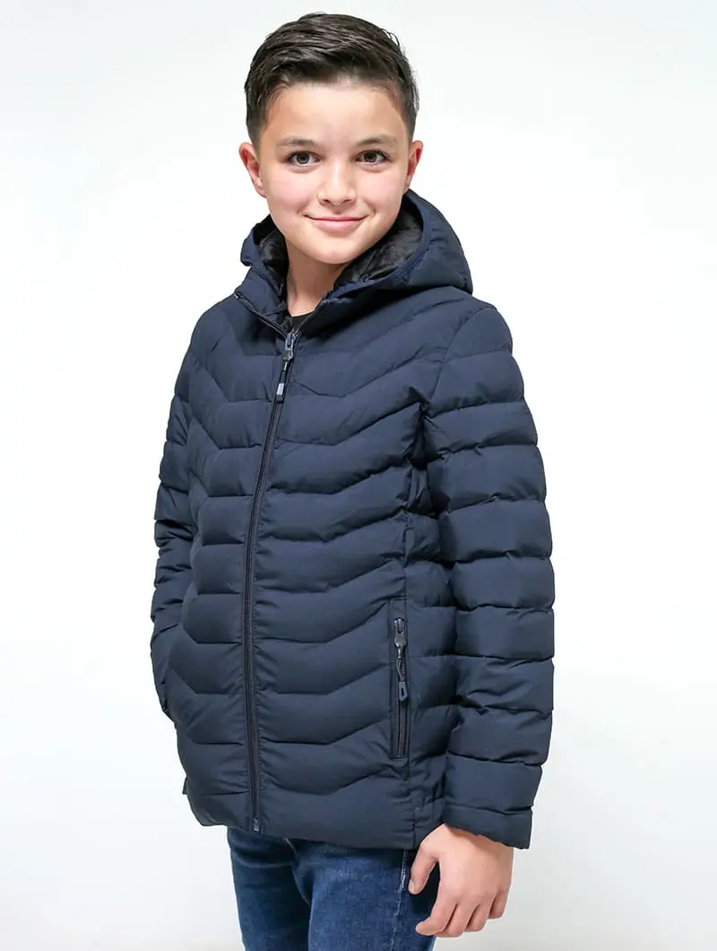 Doudoune légère à capuche